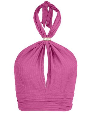 ViX Lily Halter Top - Pink