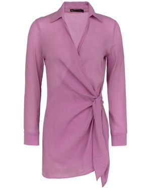 ViX Lia Short Cover Up - Purple