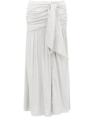 ViX Zoe Long Skirt - White