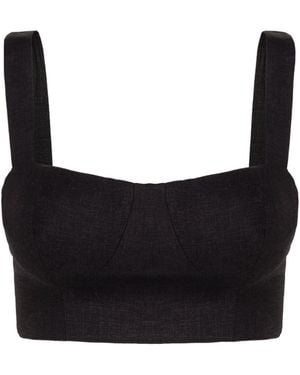 ViX Valleta Cropped Top - Black