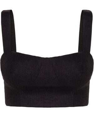 ViX Valleta Cropped Top - Black