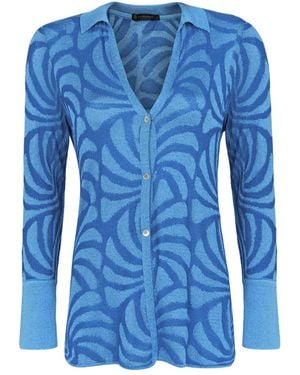 ViX Jacquard Lara Blouse - Blue