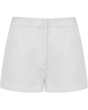 ViX Giu Tailored Shorts - White