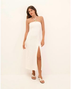 ViX Arden Midi Dress - Natural