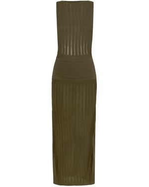 ViX Knit Estela Long Cover Up - Green