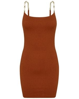 ViX Firenze Janet Short Dress - Brown