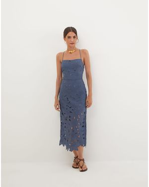 ViX Mei Midi Dress - Blue