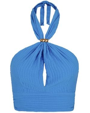 ViX Lily Halter Top - Blue