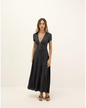ViX Nila Midi Dress - Natural