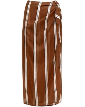 ViX Flora Midi Pareo - Brown
