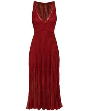 ViX Knit Celina Long Dress - Red