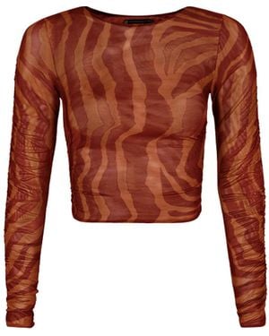 ViX Mira Long Sleeve Top - Red