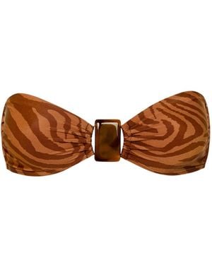 ViX Misty Bandeau Top - Brown