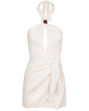 ViX Luna Short Dress - White