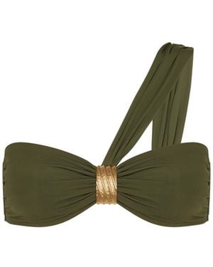 ViX Marion One Shoulder Top - Green