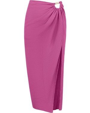 ViX Aurora Midi Skirt - Pink