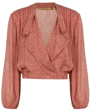 ViX Devon Long Sleeve Blouse - Red