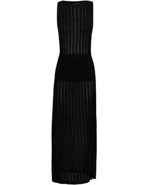 ViX Knit Estela Long Cover Up - Black