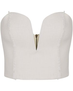 ViX Louise Cropped Top (exchange Only) - White