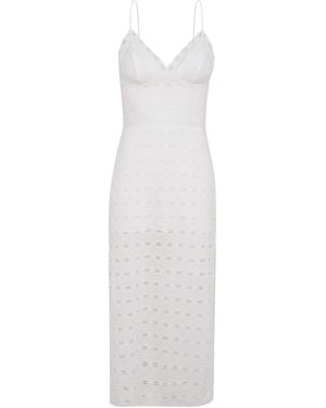 ViX Eyelet Raya Midi Dress (exchange Only) - White