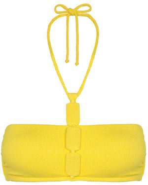 ViX Firenze Alix Bandeau Top - Yellow