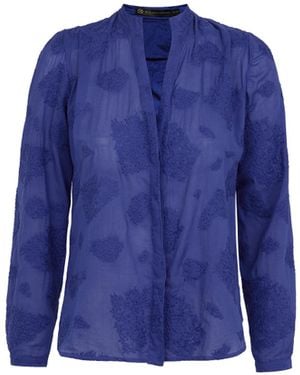 ViX Yumi Long Sleeve Blouse - Blue