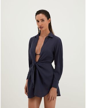 ViX Juliete Short Cover Up - Blue