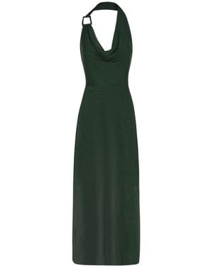 ViX Caylle Halter Long Dress (final Sale) - Green