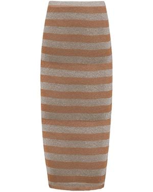 ViX Knit Luna Long Skirt - Brown