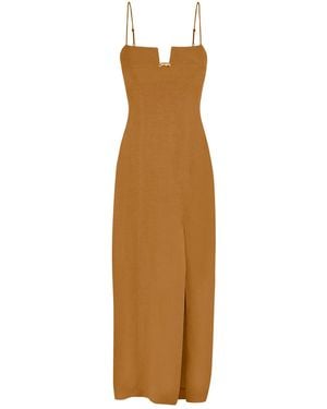 ViX Bel Midi Dress - Natural