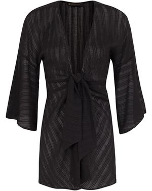ViX Perola Short Cover Up - Black