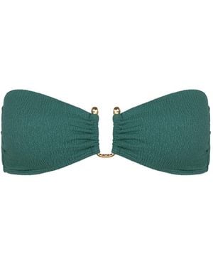ViX Firenze Jill Square Bandeau Top - Green