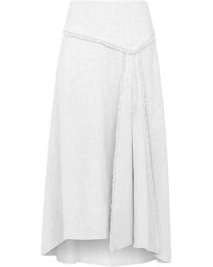 ViX Beatrice Midi Skirt - White