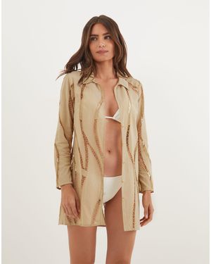 ViX Coleen Short Cover Up - Natural