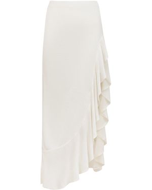 ViX Knit Sasha Long Skirt - White