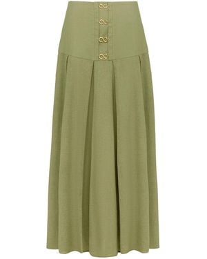 ViX Nora Midi Skirt - Green