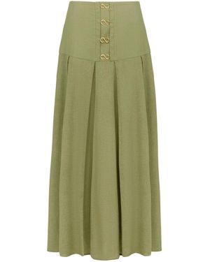 ViX Nora Midi Skirt - Green