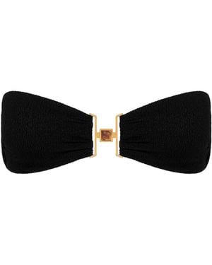ViX Firenze Brit Bandeau Top - Black