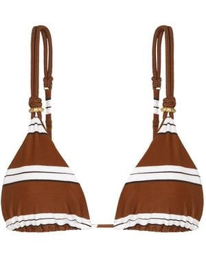 ViX Gal Tri Parallel Top - Brown