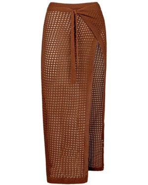 ViX Knit Rena Midi Pareo - Natural