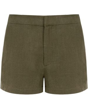 ViX Giu Tailored Shorts - Green