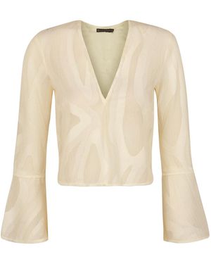 ViX Avila Long Sleeve Blouse - White
