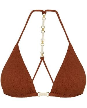 ViX Firenze Janet T Back Top - Brown