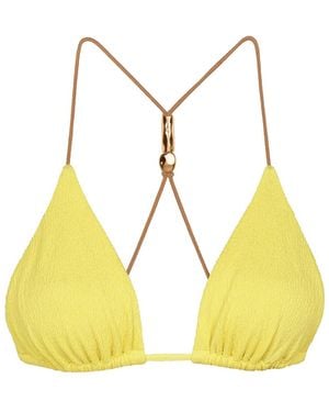 ViX Firenze Nancy T Back Tri Top - Yellow