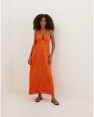 ViX Pietra Maxi Dress (exchange Only) - Orange
