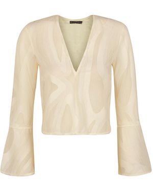 ViX Avila Long Sleeve Blouse - White