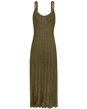 ViX Knit Sarah Long Dress - Green