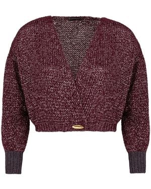 ViX Knit Abby Cardigan - Red