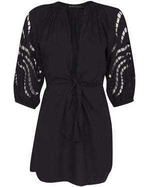 ViX Alice Short Chemise - Black