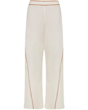 ViX Iva Wide Leg Pants - White